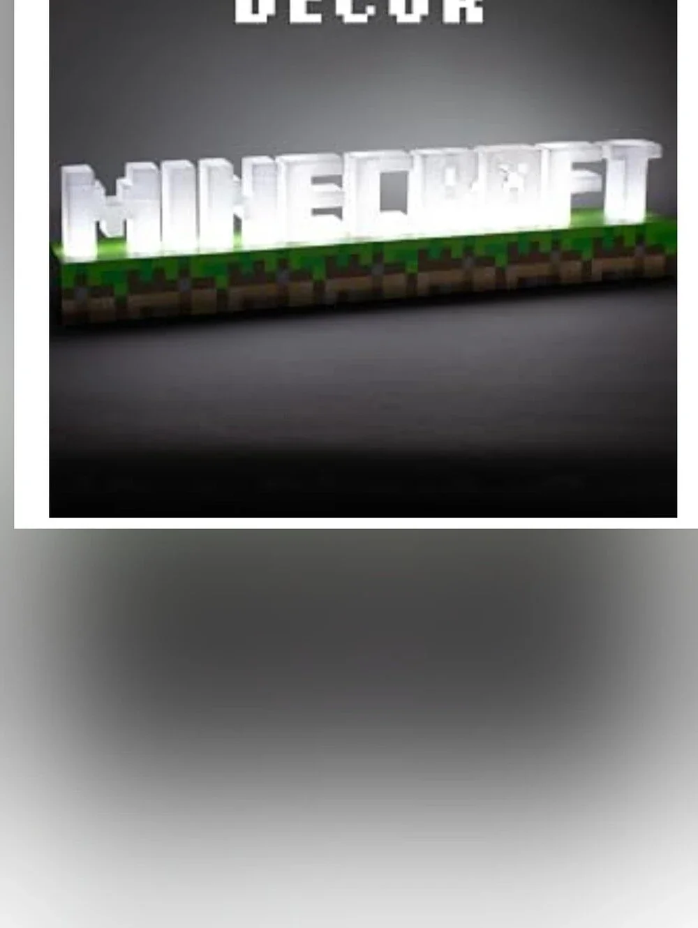 Paladone Minecraft Light Licensed Merchandise 2 Modes USB Battery Gaming Decor